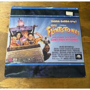 Vintage 1995 The Flintstones Widescreen Edition Stereo Laser Disc Rare Retro